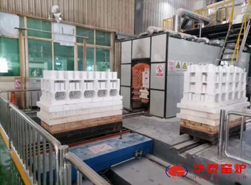 Electric heating push plate kiln